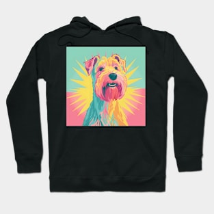 Soft-coated Wheaten Terrier in 80's Hoodie